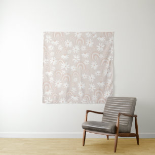 Tenture Rainbow Daisy Dream #3 #dreamy #wall #art