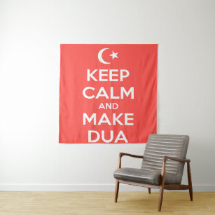 Tenture Ramadan islamique garder le calme et faire Dua