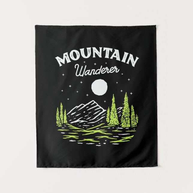 Tenture Randonneur de montagne (Devant)