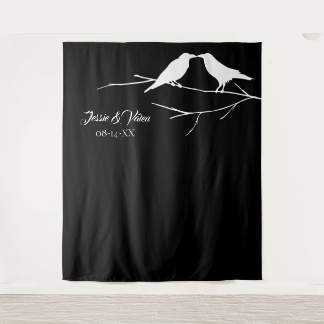 Tenture Ravens Mariage gothique (Devant)