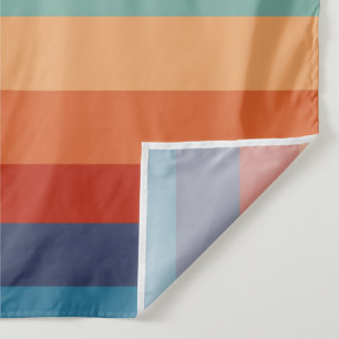 Tenture Rayures Arc-en-Ciel Couleurs Vintage Ancien Style