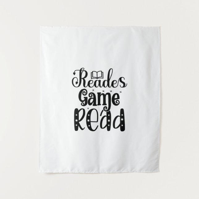 Tenture Reading Art Reades Game Read (Devant)