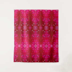 Tenture Red Dianthus Ikat 4