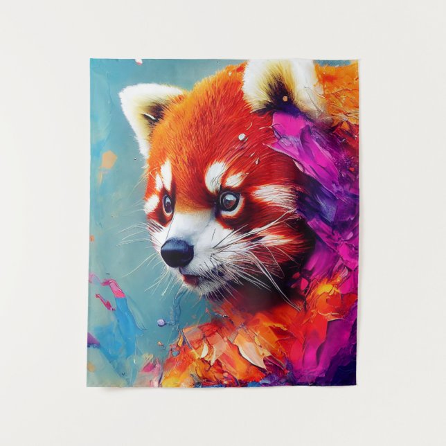 Tenture Red Panda Animal Discovery Adventure Nature (Devant)