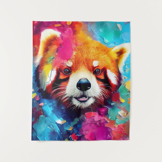 Tenture Red Panda Animal Discovery Adventure Nature (Devant)