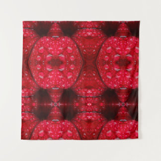 Tenture Red Petunia ikat