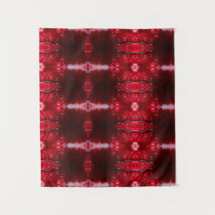 Tenture Red Petunia Ikat