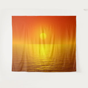 Tenture Réflexion du coucher de soleil
