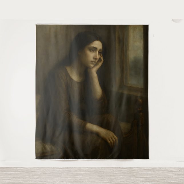 Tenture Réflexion mélancolique - Porteur classique intempo (Devant)