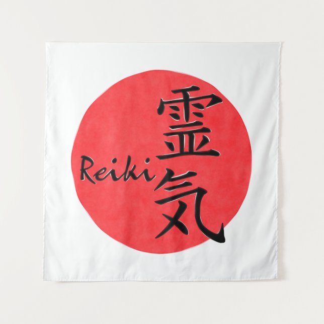 Tenture Reiki Calligraphie Et Word 1 (Devant)