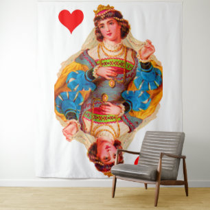 Tenture Reine des Coeurs