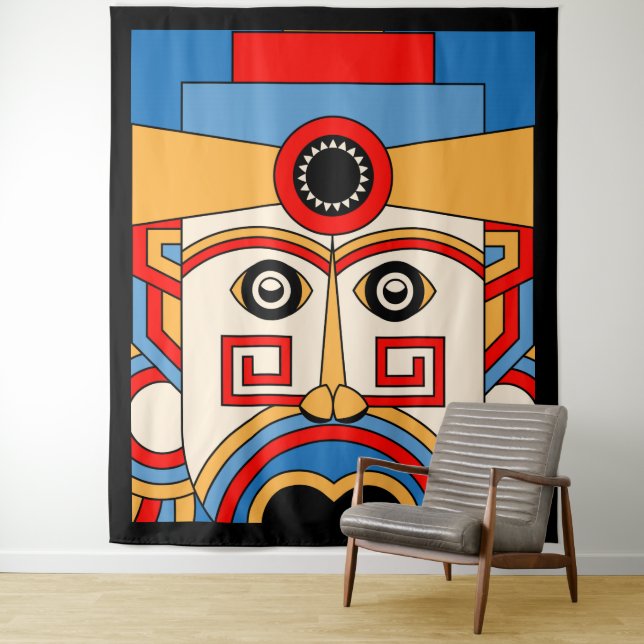 Tenture Religion Tiki (En situation)