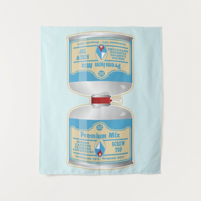 Tenture Remplissage des bombes à gaz pour les poêles de ca (Devant)