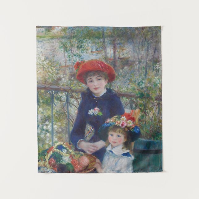Tenture Renoir Deux Sœurs Terrasse Impressionnisme Françai (Devant)