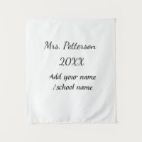 Retour à l'école ajouter nom de l'enseignant année