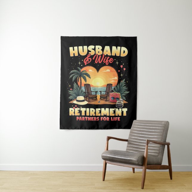 Tenture Retraite du mari et de la femme (En situation)