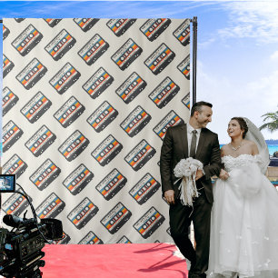 Tenture Rétro Le Plus Grand Tubes Cassette Mariage
