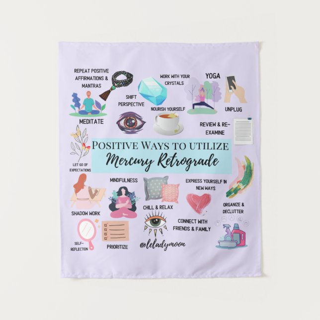 Tenture Rétrograde de mercure (Devant)