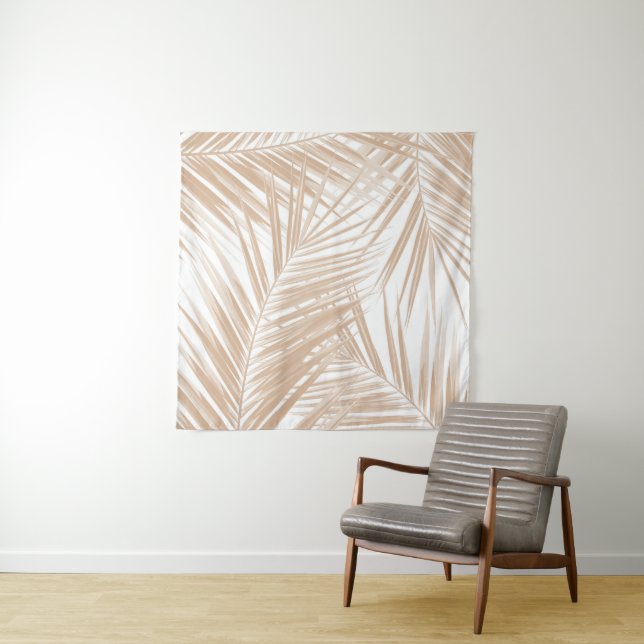 Tenture Rêve Feuille de palme 6 #tropical#art (En situation)