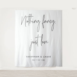 Tenture Rien de fantaisie Juste Amour Ceremony Mariage Con