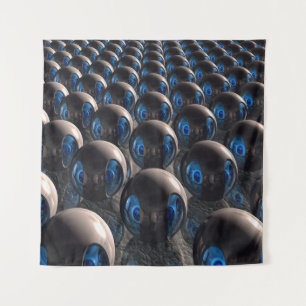 Tenture Robots au coucher du soleil