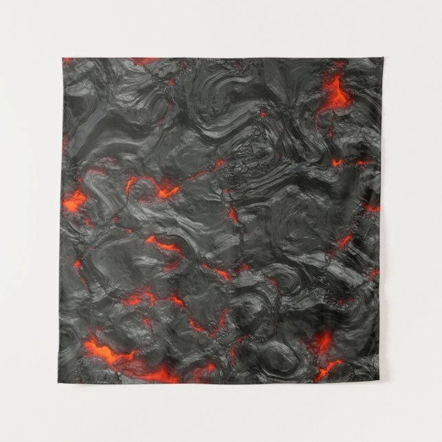 Tenture Rock volcanic hot lava burn boil (Devant)