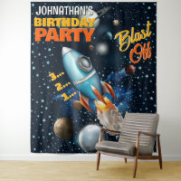 Rocketship Space Adventure Anniversaire de enfant 