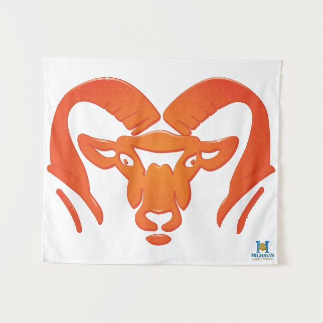 Tenture Rockford Rams #4 (Devant (Horizontal))