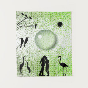 Tenture Romantique Enchanteur Scénario d'amour