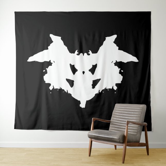 Tenture Rorschach Inkblot (En situation (horizontale))