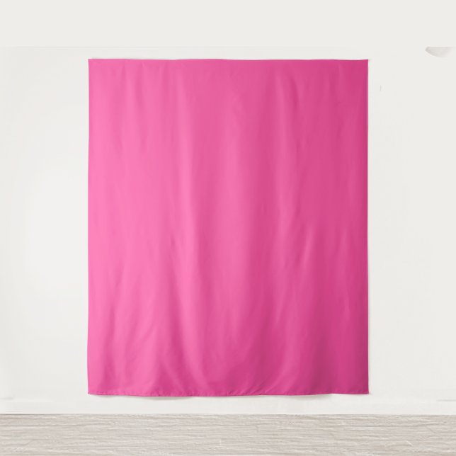 Tenture Rose brillant (couleur solide) (Devant)