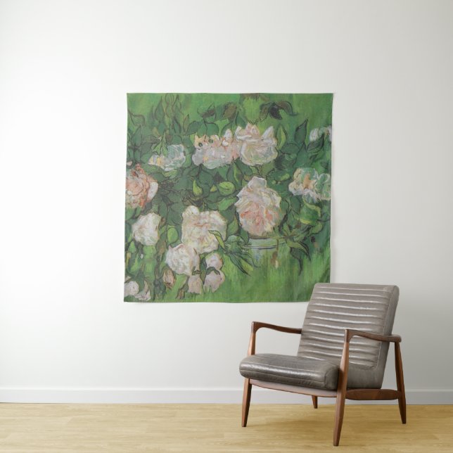 Tenture Rose Bush par Vincent Van Gogh (En situation)