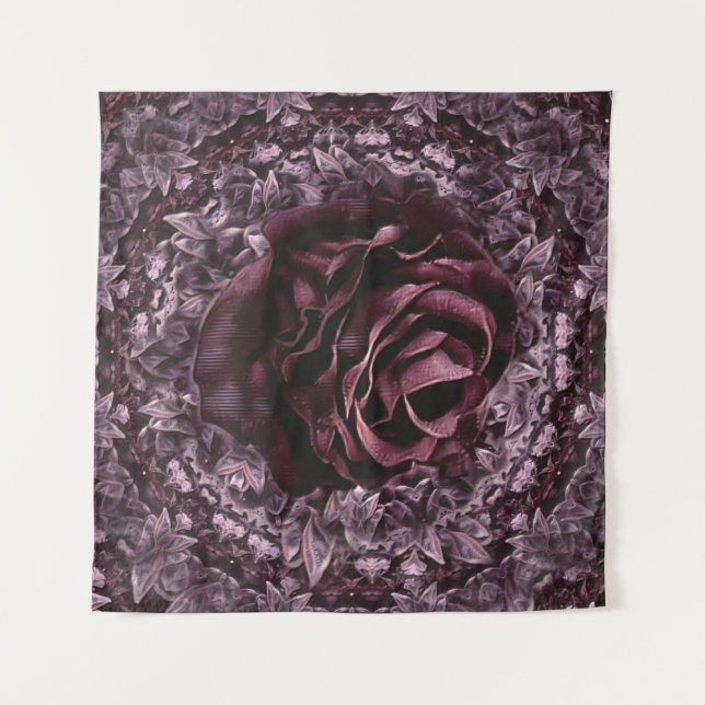 Tenture Rose Mandala (Devant)