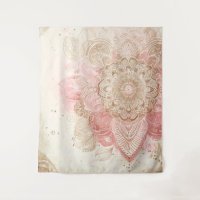 Rose Marron Crème Mandala Bohème Mode Bohème