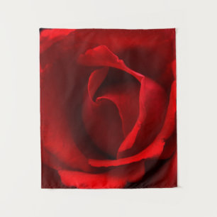 Tenture Rose rouge wtcna