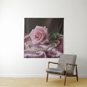 Tenture Rose Silken
