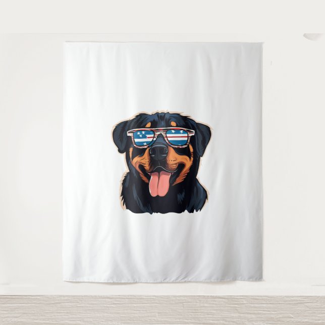 Tenture Rottweiler Puppy (Devant)