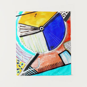 Tenture Roue Abstraite