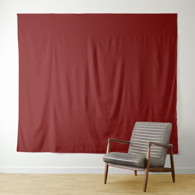 Tenture Rouge Clair de Lune (En situation (horizontale))