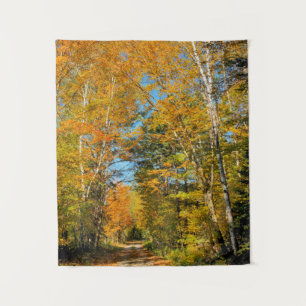 Tenture Route rurale couleurs d'automne New Hampshire
