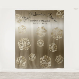 Tenture RPG Luxe Booth photo Gold Imaginaire Tabletop Ga