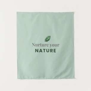 Tenture Ruban mural minimaliste de motivation Nurture Your