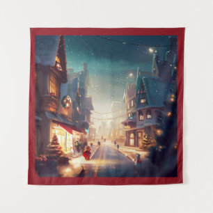 Tenture Rue Christmas City 2