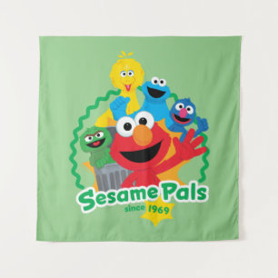Tenture Rue Sésame Sesame Pals depuis 1969