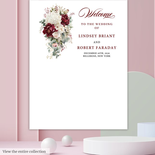 Tenture Rustic Chic Boho Bourgogne Mariage Photo Contexte (Rustic Chic Boho Burgundy Wedding Photo Backdrop)