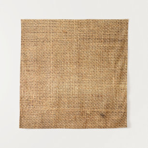 Tenture Sacoche Burlap Brown : Arrière - plan de tissu tex