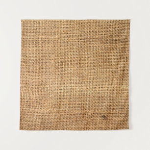 Tenture Sacoche Burlap Brown : Arrière - plan de tissu tex