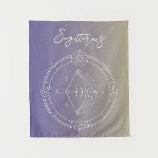 Tenture Sagittarius zodiaque horoscope étoile signe gradie