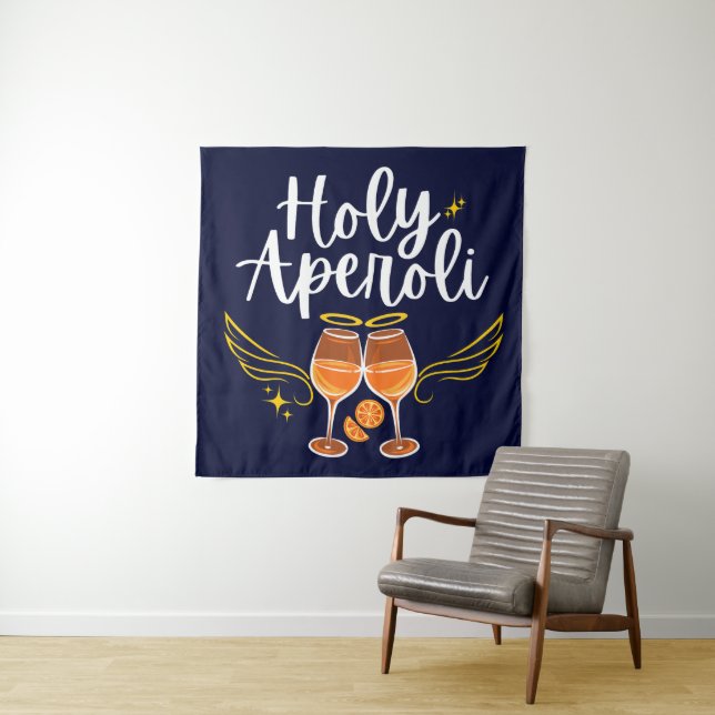 Tenture Saint Aperoli Drôle Tendance Aperol Spritz Déclara (En situation)