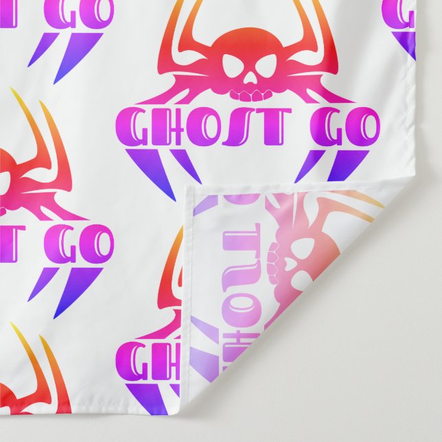 Tenture Saison Éffrayante de Ghost Go (Détail)